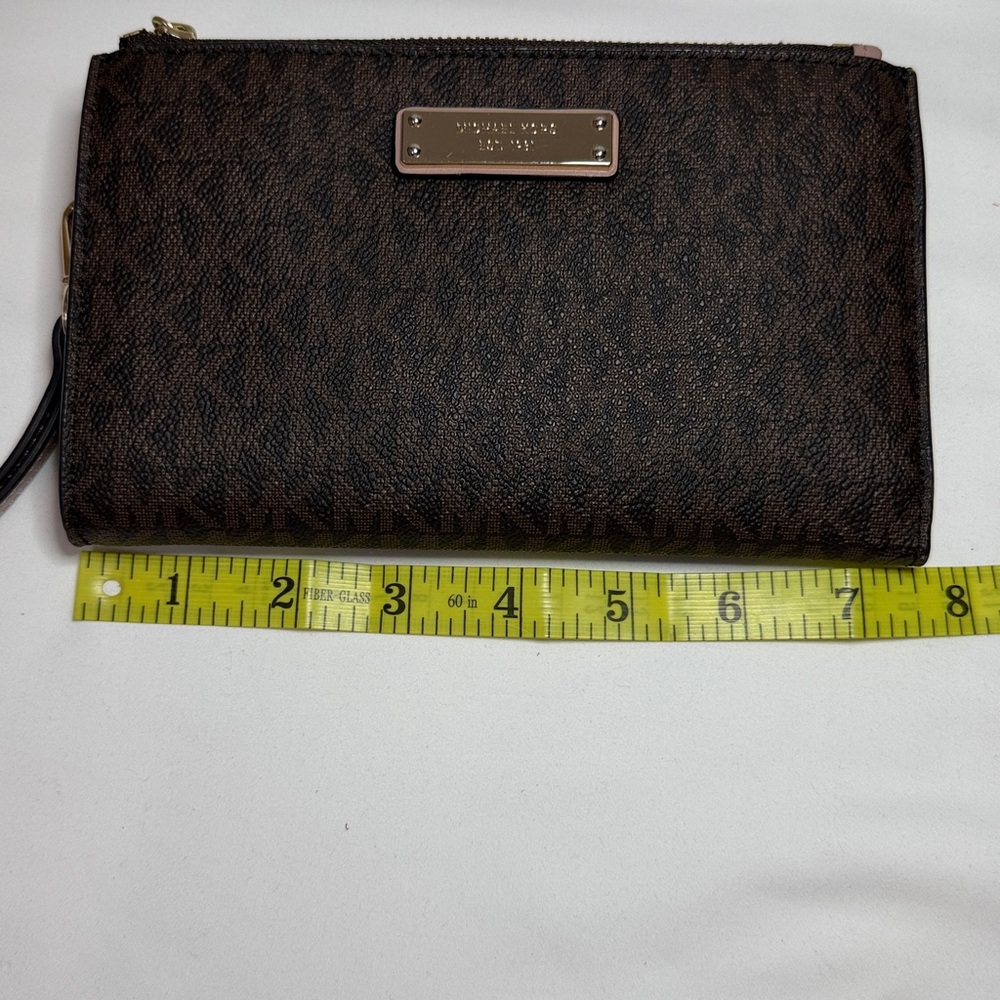 MICHAEL MICHAEL KORS‎ Adele Logo Smartphone wristlet Wallet - Picture 10 of 12